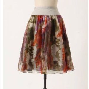 Edme & Esyllte Taffeta  Skirt Anthropologie